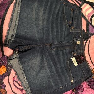 No Boundaries Dark Blue Jean Shorts